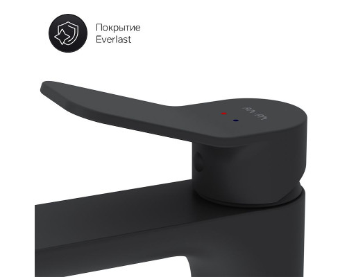 Смеситель для раковины AM.PM X-Joy F85A02122 Черный матовый