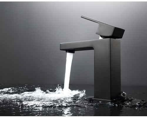 Смеситель для раковины Abber Daheim AF8210B Черный матовый