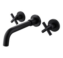 Смеситель для раковины Abber Wasser Kreis AF81121B Черный матовый