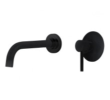 Смеситель для раковины Abber Wasser Kreis AF8112B Черный матовый