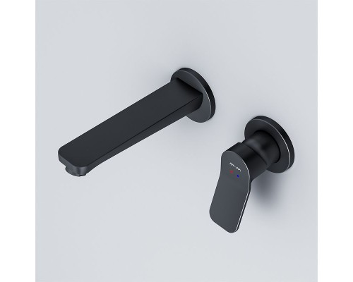 Смеситель для раковины AM.PM X-Joy F85A72622 Черный матовый