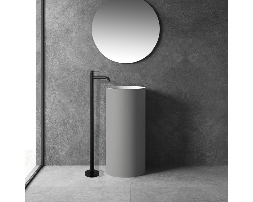 Смеситель для раковины Abber Wasser Kreis AF8140B Черный матовый