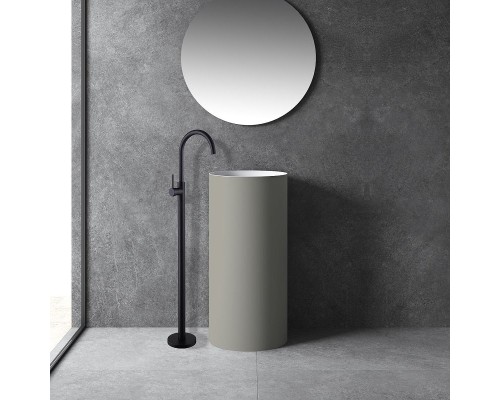 Смеситель для раковины Abber Wasser Kreis AF8141B Черный матовый