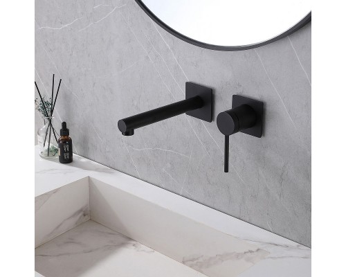 Смеситель для раковины Abber Emotion AF8812B Черный матовый