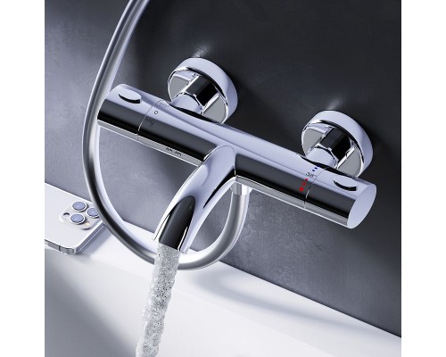 Смеситель для ванны AM.PM Sense F7550064 с термостатом Хром