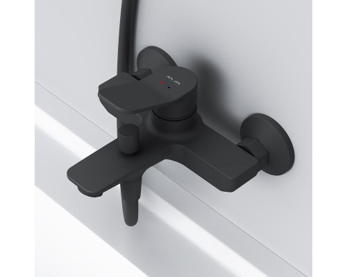 Смеситель для ванны AM.PM X-Joy F85A10022 Черный матовый