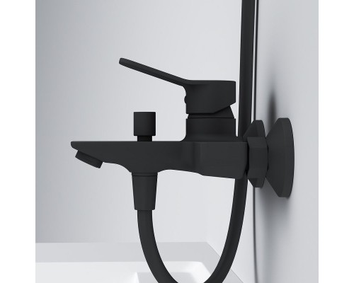 Смеситель для ванны AM.PM X-Joy F85A10022 Черный матовый