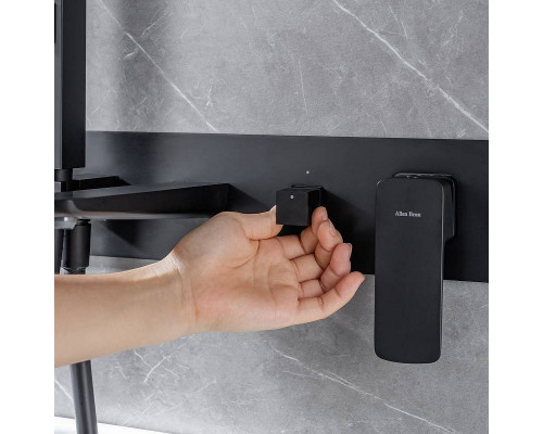 Смеситель для ванны Allen Brau Infinity 5.21007-31 Черный матовый