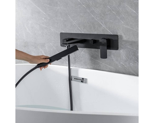 Смеситель для ванны Allen Brau Infinity 5.21007-31 Черный матовый