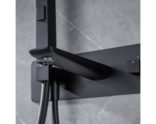 Смеситель для ванны Allen Brau Infinity 5.21007-31 Черный матовый