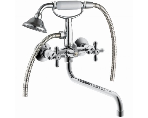 Смеситель для ванны Aquanet Opera SD98909A 187236 универсальный Хром