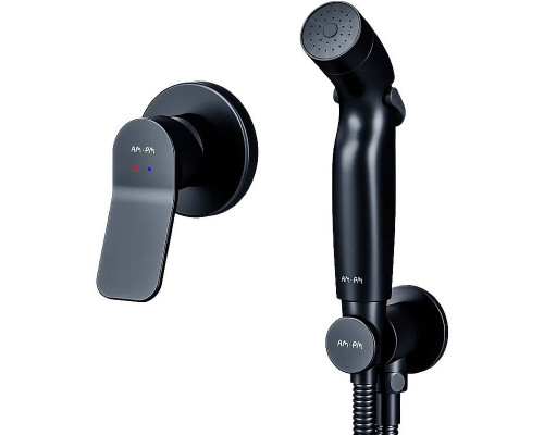 Гигиенический душ со смесителем AM.PM X-Joy F40H85A22 Черный