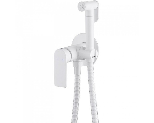 Гигиенический душ со смесителем Abber Weiss Insel AF8025W Белый