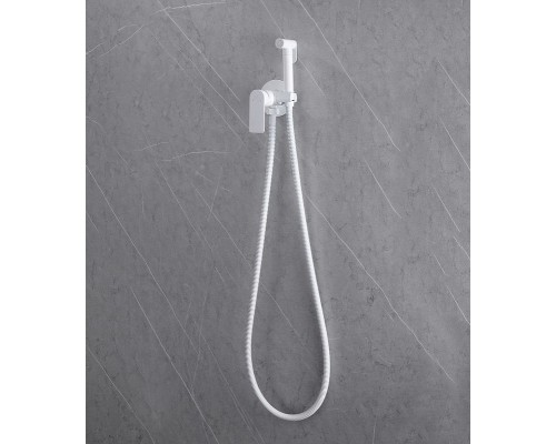 Гигиенический душ со смесителем Abber Weiss Insel AF8025W Белый