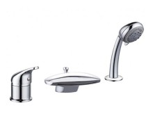 Смеситель на борт ванны Aquanet Practic AF111-63B Хром