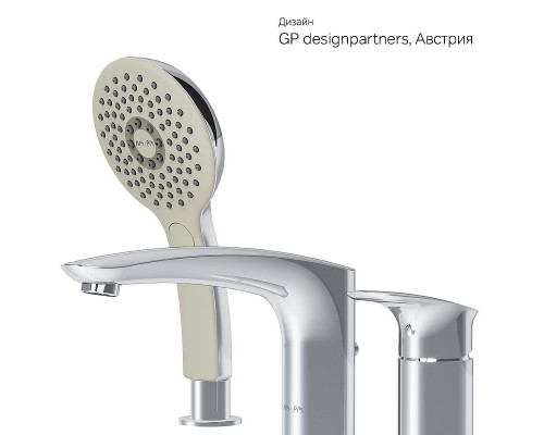 Смеситель на борт ванны AM.PM Inspire V2.0 F50A01300 Хром