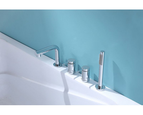 Смеситель на борт ванны Abber Emotion AF8813 Хром