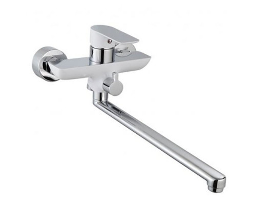 Смеситель для ванны Aquanet Arctic AF520-21СW универсальный Хром Белый