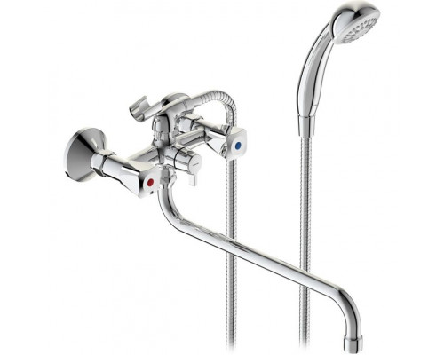 Смеситель для ванны Vidima Practic BA343AA универсальный Хром