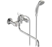 Смеситель для ванны Vidima Iskar BA167AA универсальный Хром