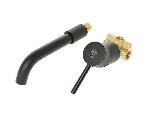 Смеситель для раковины Orange Karl M05-722b Черный