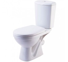 Унитаз компакт Rosa Комфорт Люкс 4620008196329 Белый с бачком и сиденьем Микролифт