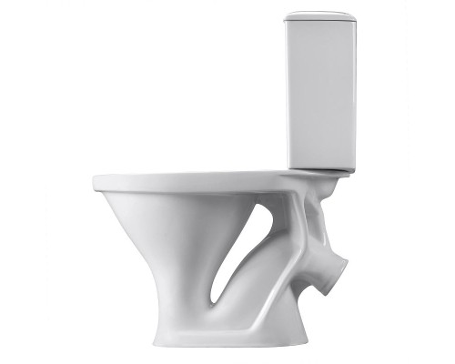 Унитаз компакт Santeri Вест 1.P201.8.S00.00B.F с бачком и сиденьем