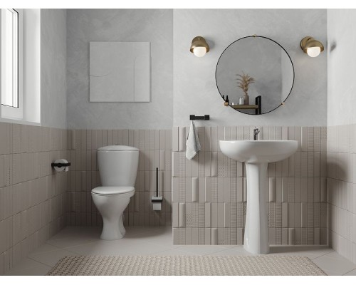 Унитаз компакт Santeri Версия 1.P401.5.S00.00B.F с бачком и сиденьем