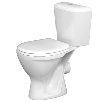 Унитаз компакт Santeri Pro 1.P215.5.S00.00B.F с бачком и сиденьем