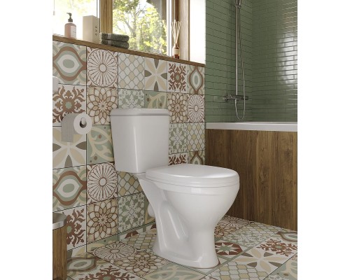 Унитаз компакт Santeri Pro 1.P215.5.S00.00B.F с бачком и сиденьем