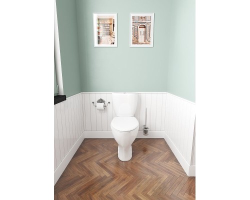 Унитаз компакт Santeri Воротынский 1.P401.7.S00.00B.F с бачком и сиденьем