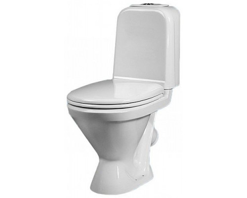 Унитаз-компакт Sanita Самарский эконом SMRSACC01090111 с бачком и сиденьем