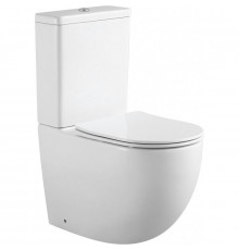 Унитаз компакт Aquanet Cetus 2.0 Rimless 257419 с бачком и сиденьем Микролифт