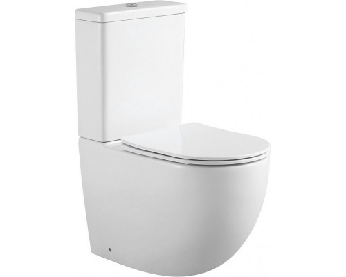 Унитаз компакт Aquanet Cetus 2.0 Rimless 257419 с бачком и сиденьем Микролифт