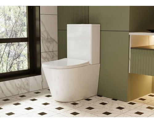 Унитаз компакт Abber Bequem AC1112 с бачком и сиденьем Микролифт