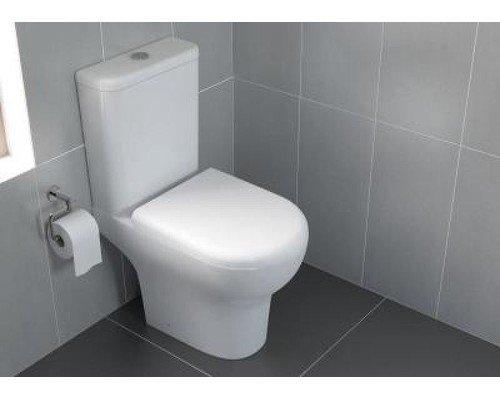 Унитаз компакт Vitra Zentrum Open-Back 9012B003-7204 с бачком и сиденьем Микролифт