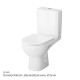Унитаз компакт AM.PM Gem C908607SC с бачком и сиденьем Микролифт