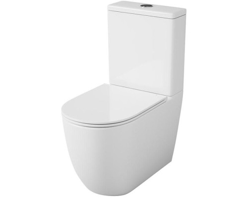 Унитаз компакт Owl 1975 Vind Cirkel-GL OWLT190301 без бачка с сиденьем Микролифт