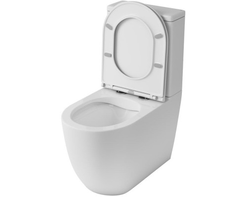 Унитаз компакт Owl 1975 Vind Cirkel-GL OWLT190301 без бачка с сиденьем Микролифт