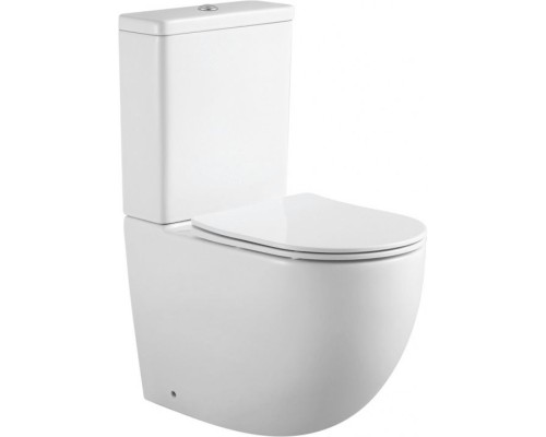 Унитаз компакт Aquanet Cetus 2.0 Rimless 243538 без бачка с сиденьем Микролифт