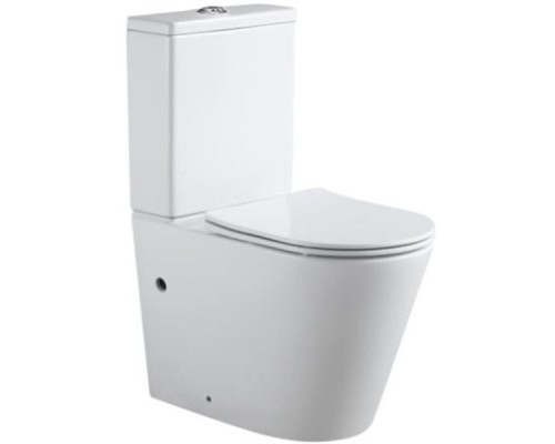 Унитаз компакт Aquanet Atago 2.0 Rimless 243546 без бачка с сиденьем Микролифт