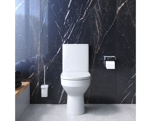 Комплект унитаза компакт AM.PM Spirit CK70DC с бачком с сиденьем Микролифт и аксессуарами для ванной комнаты