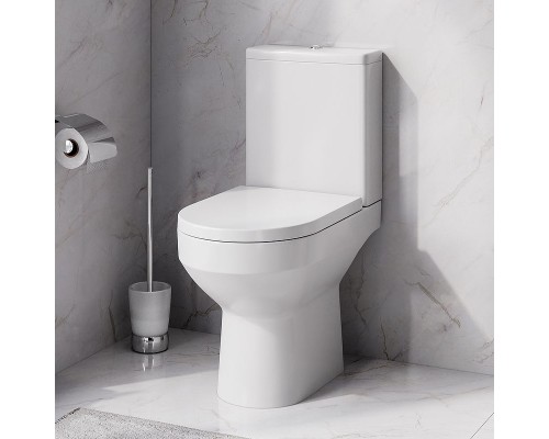 Комплект унитаза компакт AM.PM Spirit CK70DC с бачком с сиденьем Микролифт и аксессуарами для ванной комнаты