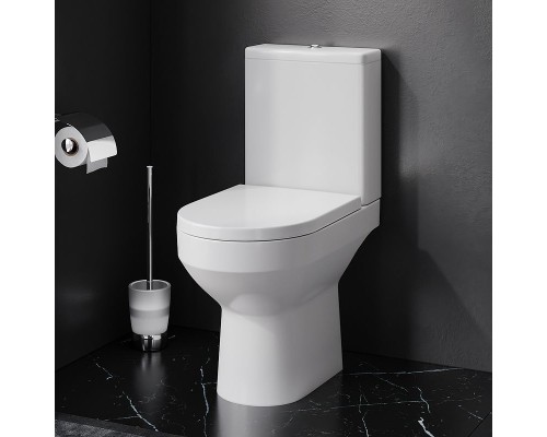 Комплект унитаза компакт AM.PM Spirit CK70DC с бачком с сиденьем Микролифт и аксессуарами для ванной комнаты