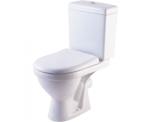 Унитаз компакт Rosa Неро 4620008195155 Белый с бачком и сиденьем Микролифт