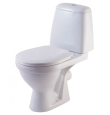 Унитаз компакт Rosa Премьер 4620008191140 Белый с бачком и сиденьем