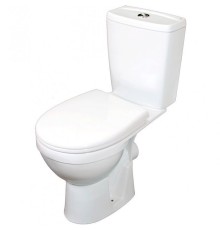 Унитаз компакт Rosa Рио 4640021060988 Вн УнБ54 Белый с бачком и сиденьем