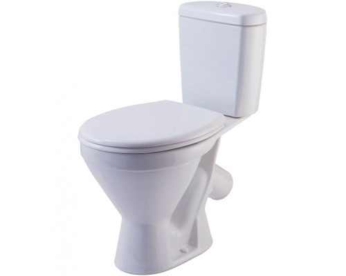 Унитаз компакт Rosa Стандарт 4620008195490 Белый с бачком и сиденьем
