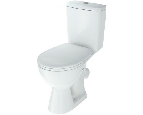 Унитаз компакт Rosa Уют 4630055558384 Белый с бачком и сиденьем