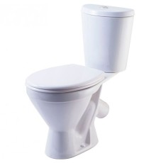 Унитаз компакт Rosa Элегант 4620008195186 Белый с бачком и сиденьем